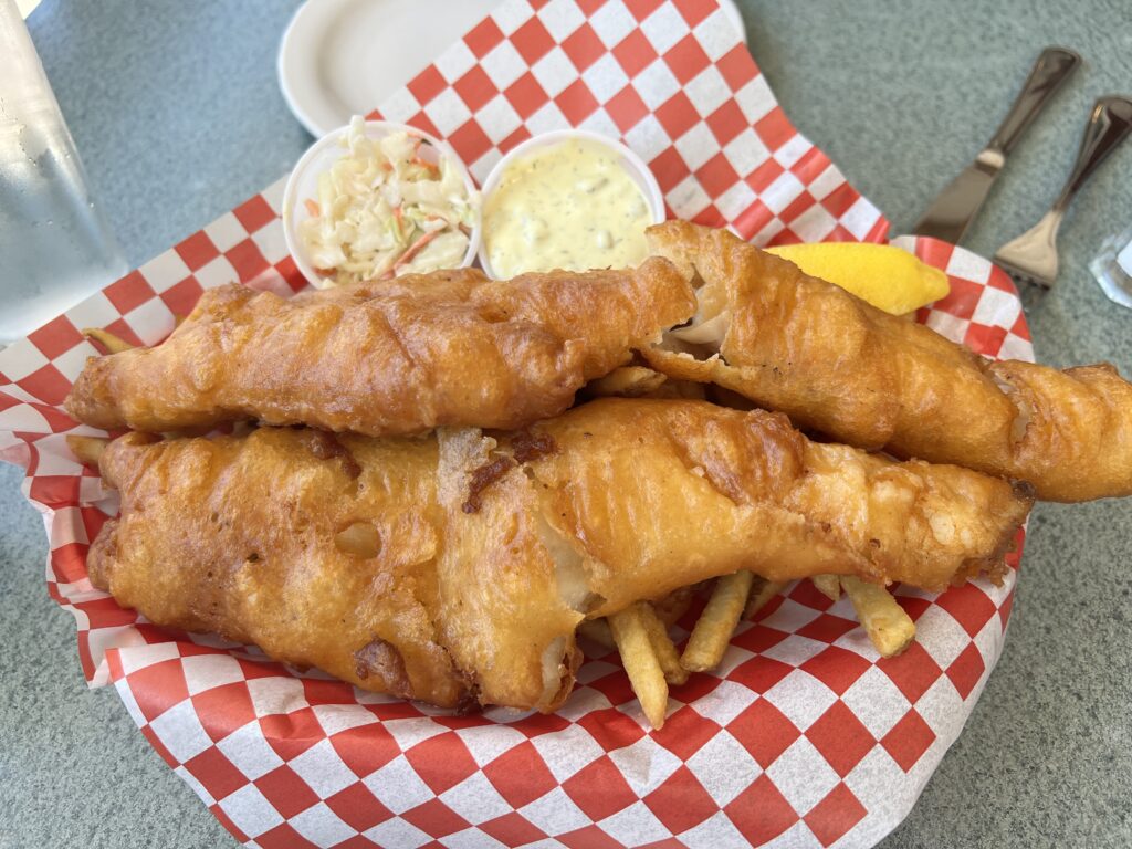 Fish and chips from DeeDee's Diner - Middleton